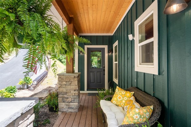 1018N Norton Rd, Cashiers, NC 28717 - property entrance with board and batten siding and a porch