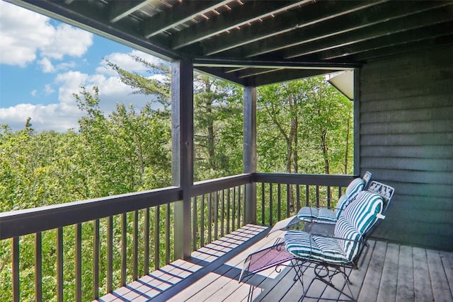 665 Trays Island Rd, Sapphire, NC 28774 - view of wooden deck