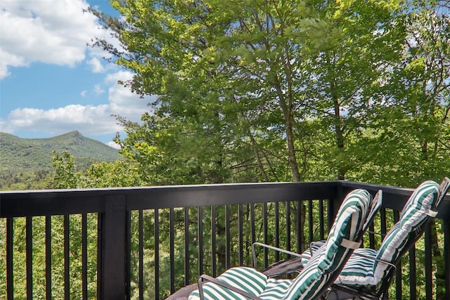 665 Trays Island Rd, Sapphire, NC 28774 - balcony featuring a mountain view