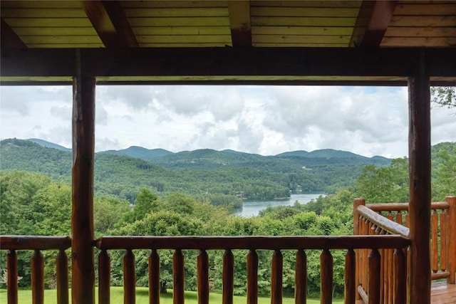 267 Hero Ln, Glenville, NC 28736 - mountain view with a large body of water and a forest