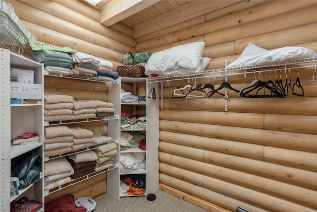 267 Hero Ln, Glenville, NC 28736 - spacious closet featuring carpet floors