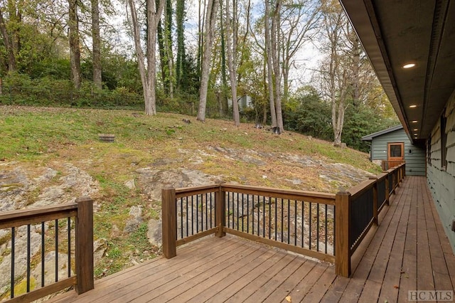 view of deck