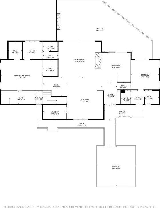 108 W View Way, Highlands, NC 28741 - floor plan / room layout