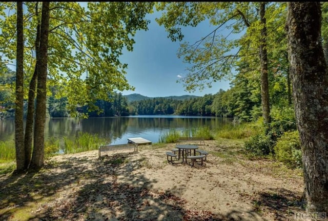 135 Whisper Lake Dr, Sapphire, NC 28774 - water view featuring a heavily wooded area