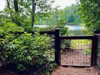 135 Whisper Lake Dr, Sapphire, NC 28774 - gate with a water view