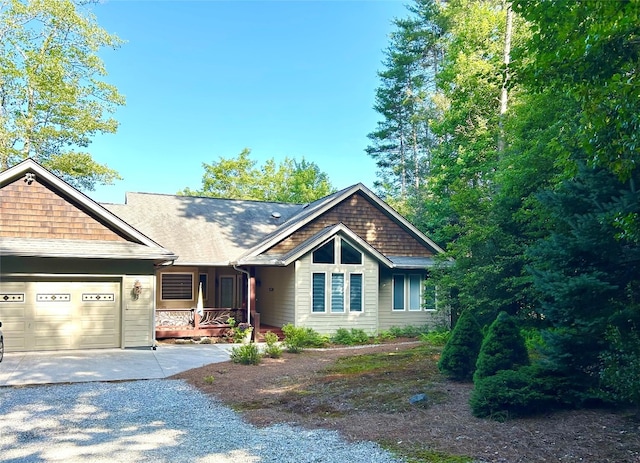 135 Whisper Lake Dr, Sapphire, NC 28774 - view of front of property featuring an attached garage and driveway