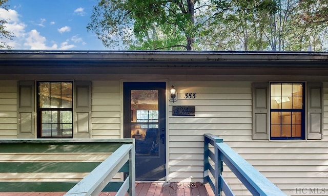 view of entrance to property