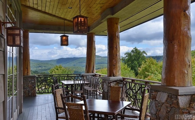 35-B Portland Rdg Unit B, Cashiers, NC 28717 - balcony with a mountain view