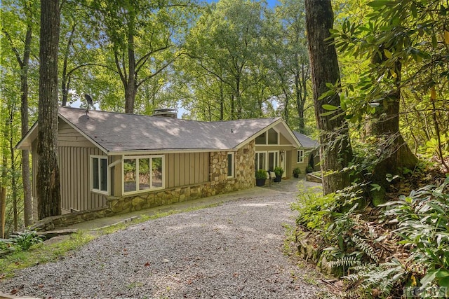 view of ranch-style house