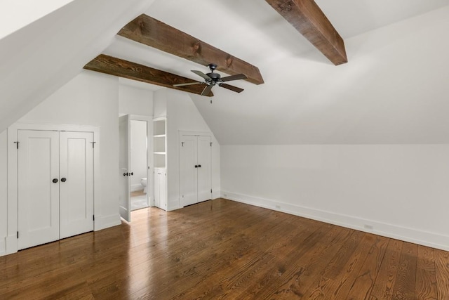 525 High Mountain Dr, Cashiers, NC 28717 - bonus room with ceiling fan, baseboards, and wood finished floors