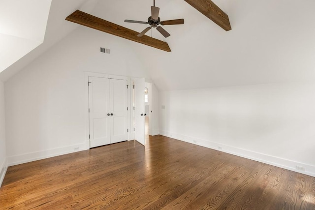 525 High Mountain Dr, Cashiers, NC 28717 - bonus room featuring wood finished floors, ceiling fan, and baseboards
