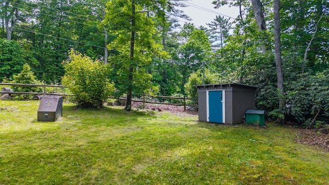 3050 N Hwy 107, Cashiers, NC 28736 - fenced backyard featuring a storage unit