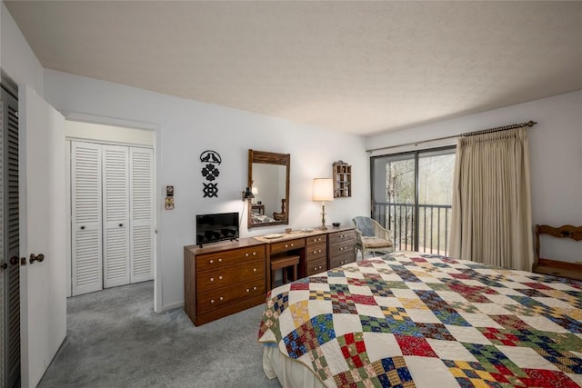 bedroom featuring light colored carpet and baseboards