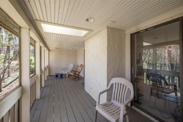 view of deck
