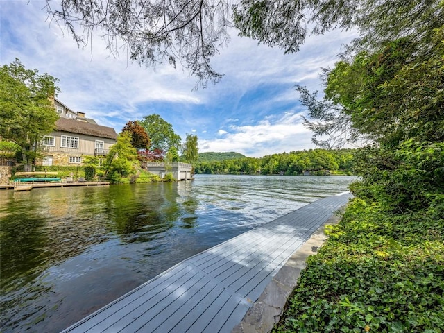66 Country Club Vlg Unit 66, Lake Toxaway, NC 28747 - dock area with a water view