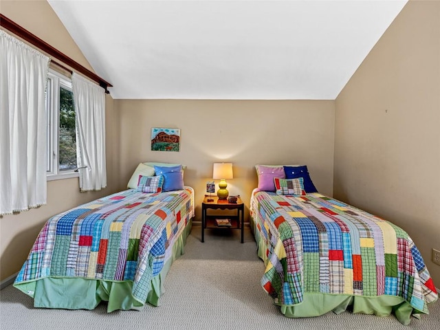 66 Country Club Vlg Unit 66, Lake Toxaway, NC 28747 - carpeted bedroom with lofted ceiling