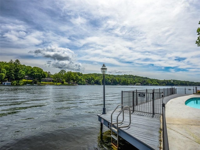 66 Country Club Vlg Unit 66, Lake Toxaway, NC 28747 - dock area with a water view