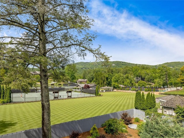 66 Country Club Vlg Unit 66, Lake Toxaway, NC 28747 - view of property's community featuring a view of trees and a mountain view