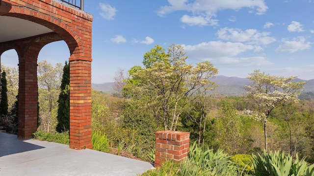 380 Ledford Dr, Franklin, NC 28734 - view of mountain feature featuring a forest view