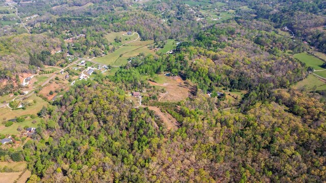380 Ledford Dr, Franklin, NC 28734 - bird's eye view featuring a wooded view