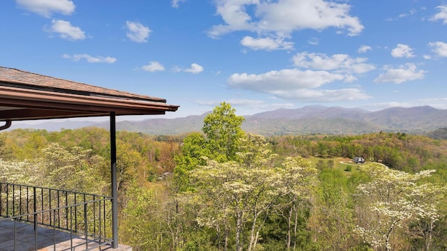 380 Ledford Dr, Franklin, NC 28734 - view of mountain feature with a view of trees
