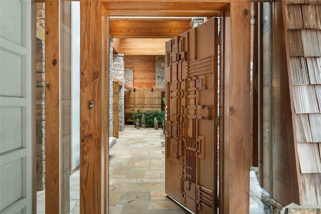 749 Stillmont Cir, Cashiers, NC 28717 - interior space with stone finish floor