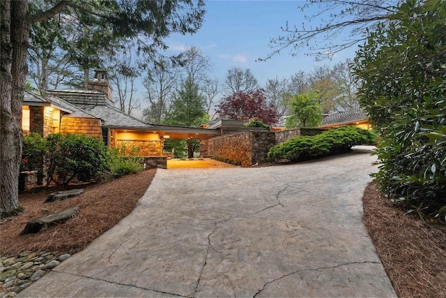 749 Stillmont Cir, Cashiers, NC 28717 - exterior space featuring driveway