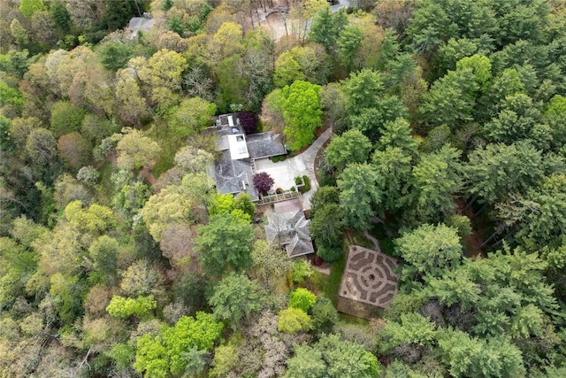 749 Stillmont Cir, Cashiers, NC 28717 - birds eye view of property featuring a forest view