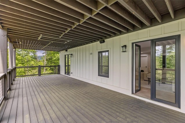 227 Sherwood Forest Rd, Highlands, NC 28741 - view of wooden terrace