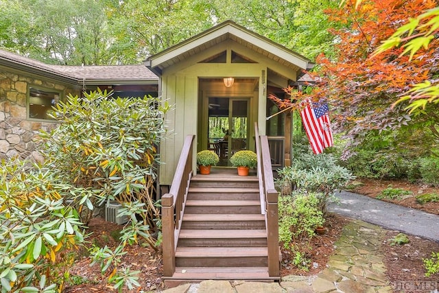 view of entrance to property