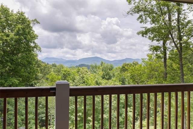 50 Bluestar Way, Glenville, NC 28736 - mountain view featuring a heavily wooded area