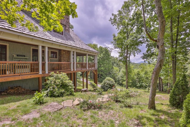 50 Bluestar Way, Glenville, NC 28736 - view of yard