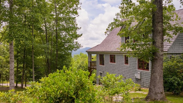 50 Bluestar Way, Glenville, NC 28736 - view of side of property with a balcony