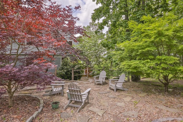 50 Bluestar Way, Glenville, NC 28736 - view of patio with an outdoor fire pit