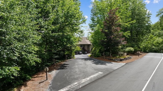 410C Highlands Cove Dr Unit 1300C, Highlands, NC 28741 - view of asphalt driveway featuring traffic signs