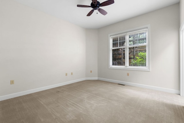 410C Highlands Cove Dr Unit 1300C, Highlands, NC 28741 - spare room featuring a ceiling fan and light colored carpet