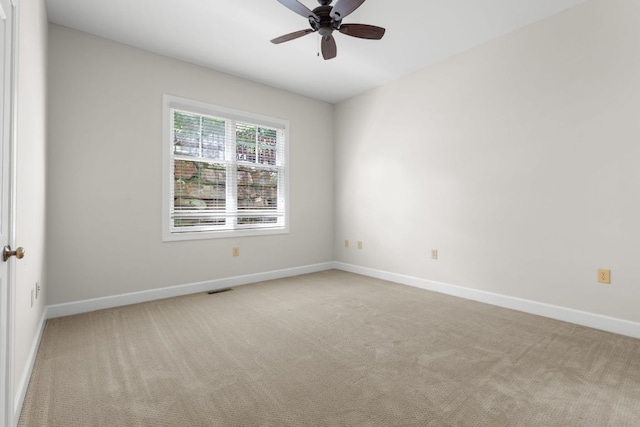 410C Highlands Cove Dr Unit 1300C, Highlands, NC 28741 - empty room featuring light carpet and ceiling fan
