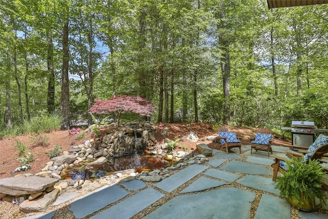 49 Hickory Ln, Highlands, NC 28741 - view of patio with a grill