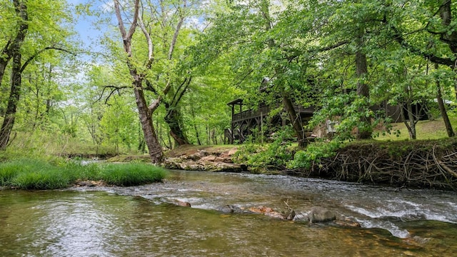 130 Sarah Cove Rd, Otto, NC 28763 - water view featuring a forest