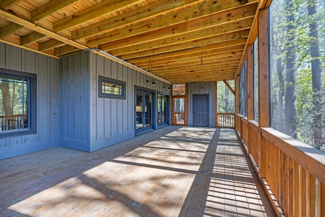 1048 Cherokee Trce, Lake Toxaway, NC 28747 - view of wooden deck