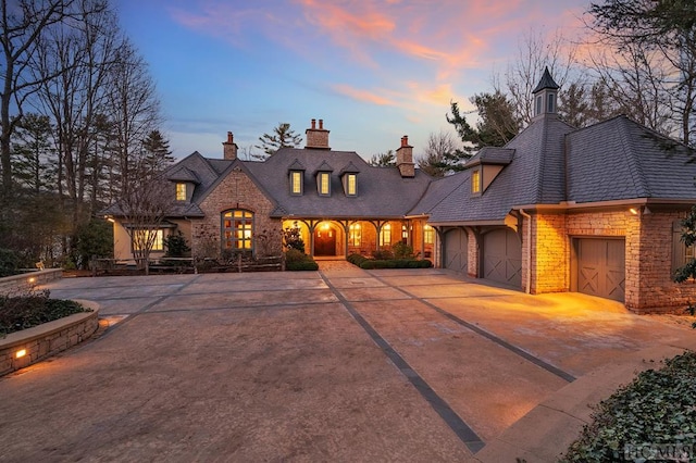 138 Indian Trce, Lake Toxaway, NC 28747 - view of french country inspired facade