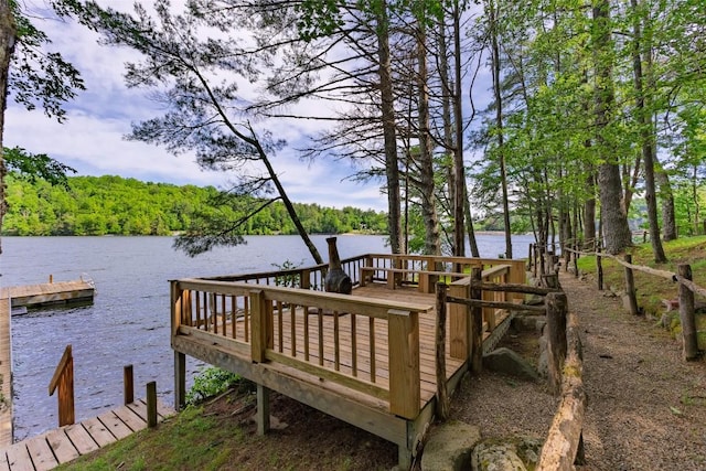 1964 Woods Mountain Trl, Cullowhee, NC 28723 - dock with a water view and a view of trees