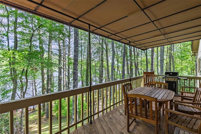 1964 Woods Mountain Trl, Cullowhee, NC 28723 - view of sunroom / solarium