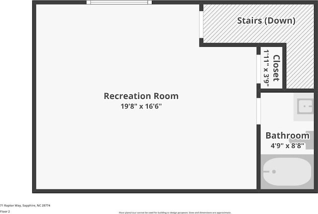 71 Raptor Way, Sapphire, NC 28774 - view of property floor plan