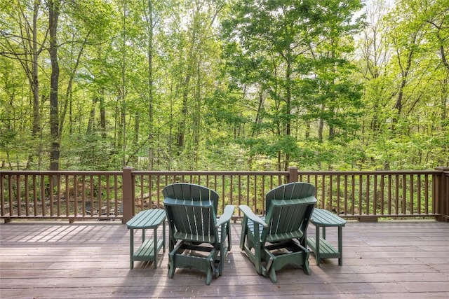 79 Azalea Ct, Sapphire, NC 28774 - wooden terrace with a view of trees