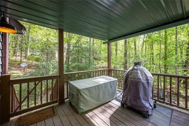 79 Azalea Ct, Sapphire, NC 28774 - deck featuring a forest view