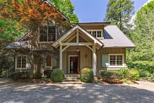 96 Mahalo Ln, Cullowhee, NC 28723 - view of front of property featuring board and batten siding
