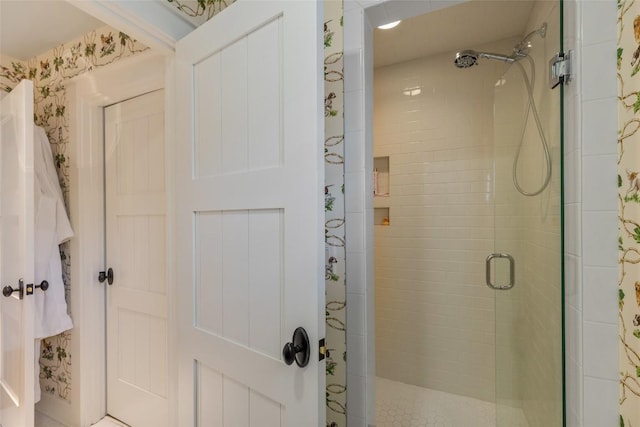 full bath featuring a stall shower