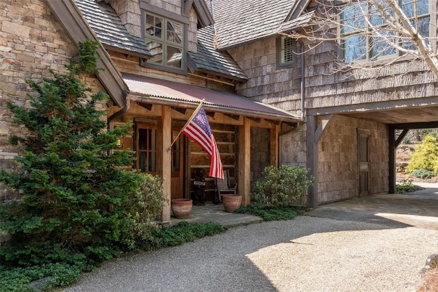 view of property entrance