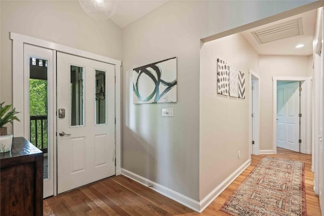 49 Jessamine Ln, Highlands, NC 28741 - entrance foyer with wood finished floors and baseboards